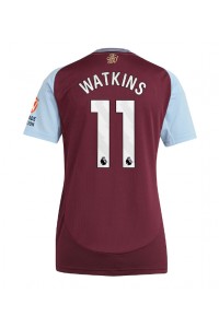 Aston Villa Ollie Watkins #11 Fotballdrakt Hjemme Klær Dame 2024-25 Korte ermer